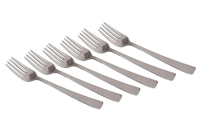 Handmade Pure Stainless Steel Spoon | Dessert  Fork Cutlery, Hammered Design