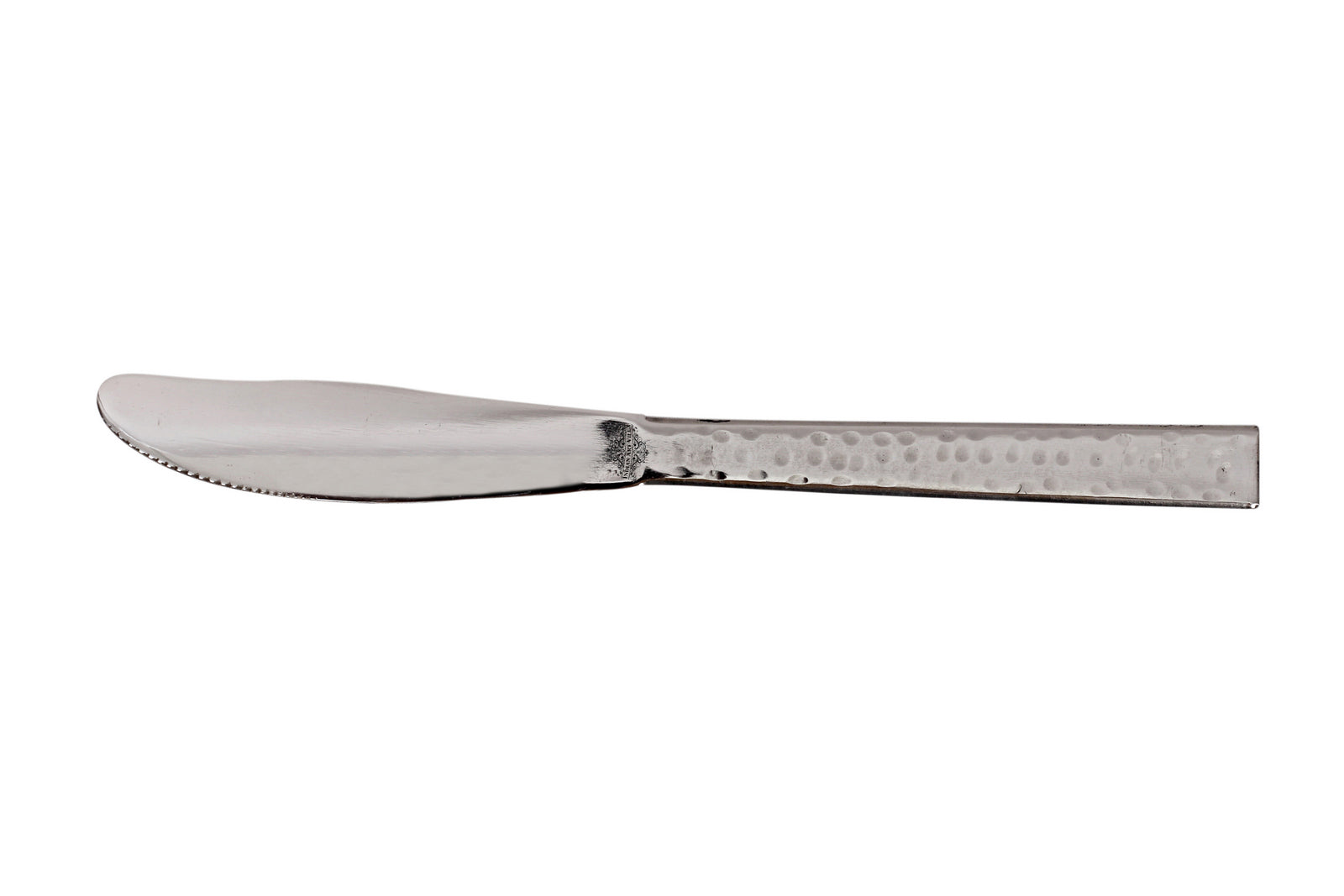 Handmade Pure Stainless Steel Hammered Design Butter Knife Cutlery