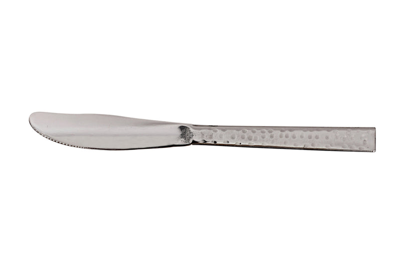 Handmade Pure Stainless Steel Hammered Design Butter Knife Cutlery