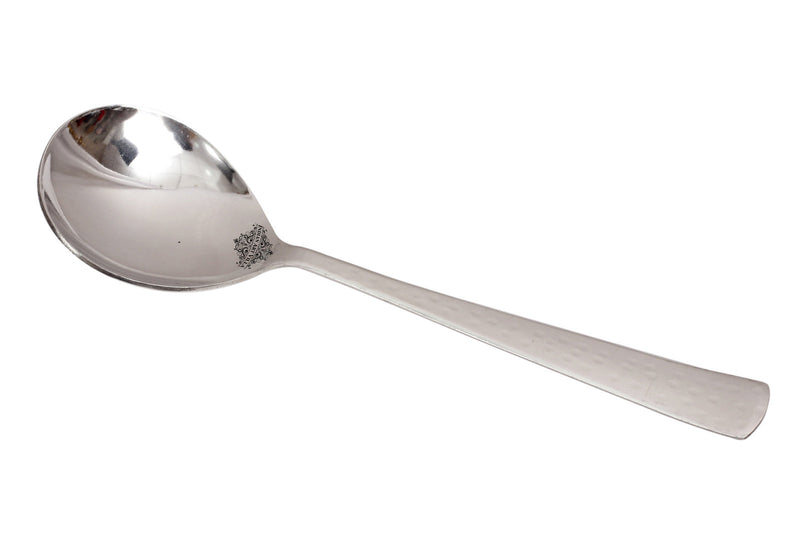 Stainless Steel Handmade Hammer Design Serving service Spoon