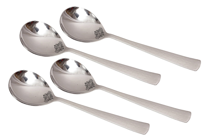 Stainless Steel Handmade Hammer Design Serving service Spoon
