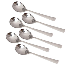 Stainless Steel Handmade Hammer Design Serving service Spoon