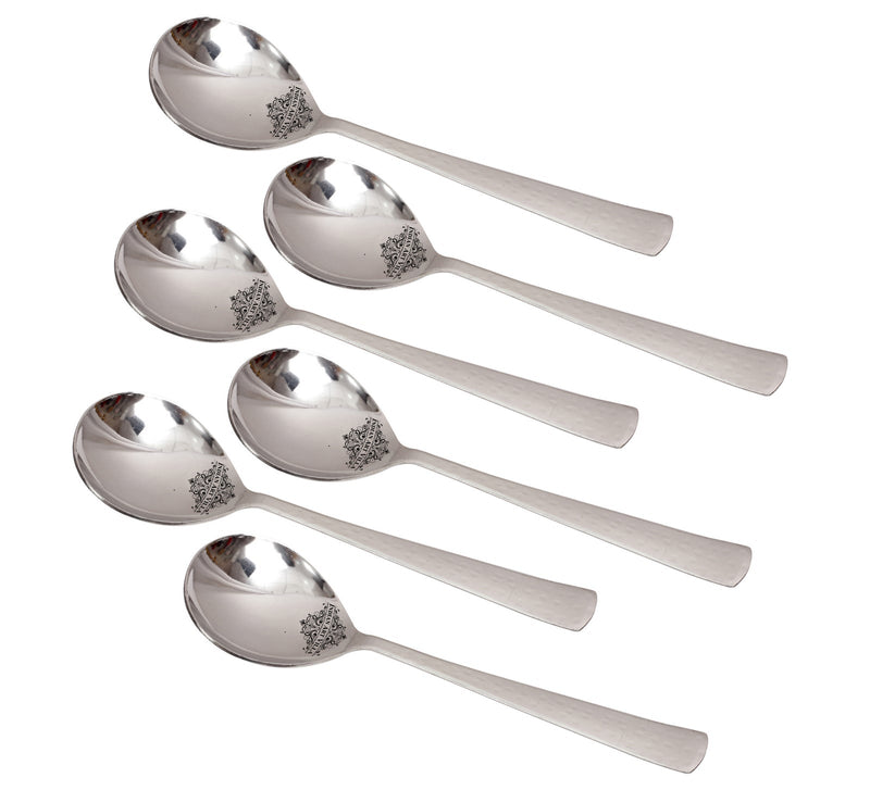 Stainless Steel Handmade Hammer Design Serving service Spoon