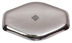 Pure Steel Hammered Abstract Designer Tray Platter