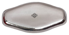 Pure Steel Hammered Abstract Designer Tray Platter