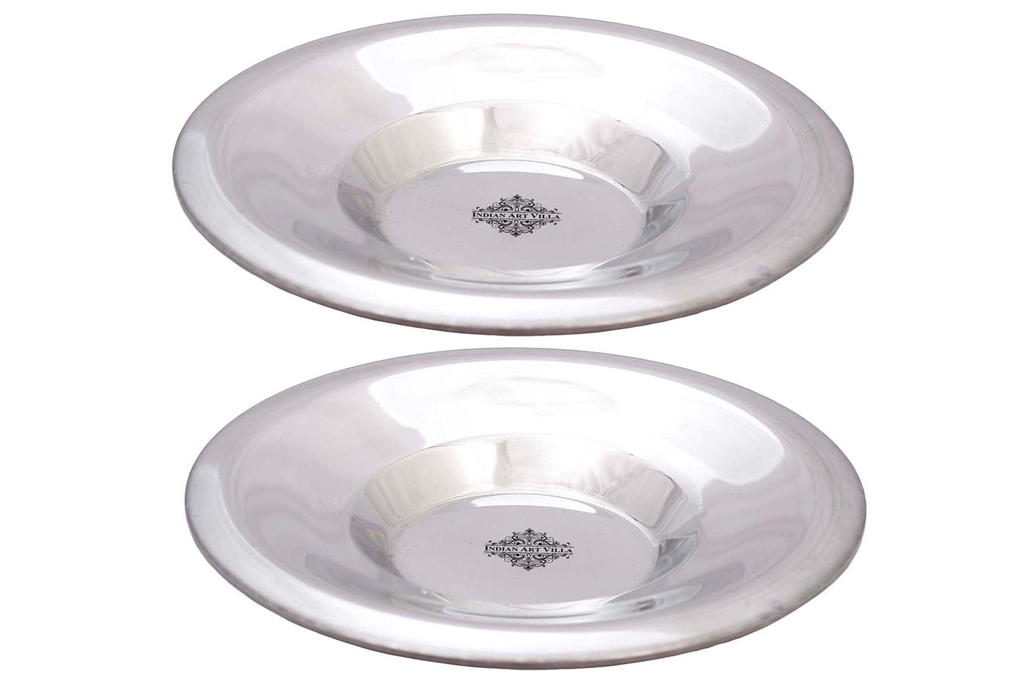 Steel Underliner, Serving Soup, Vegetable Disser Rayta, Diameter 16.76 cm