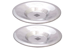 Steel Underliner, Serving Soup, Vegetable Disser Rayta, Diameter 16.76 cm