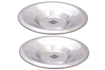 Steel Underliner, Serving Soup, Vegetable Disser Rayta, Diameter 16.76 cm