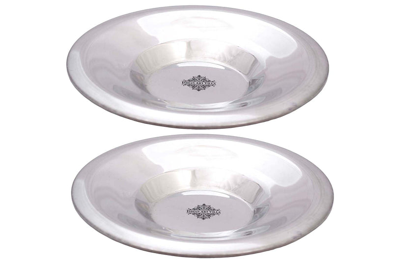Steel Underliner, Serving Soup, Vegetable Disser Rayta, Diameter 16.76 cm