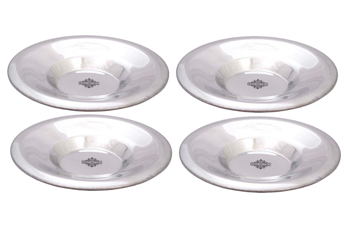 Steel Underliner, Serving Soup, Vegetable Disser Rayta, Diameter 16.76 cm