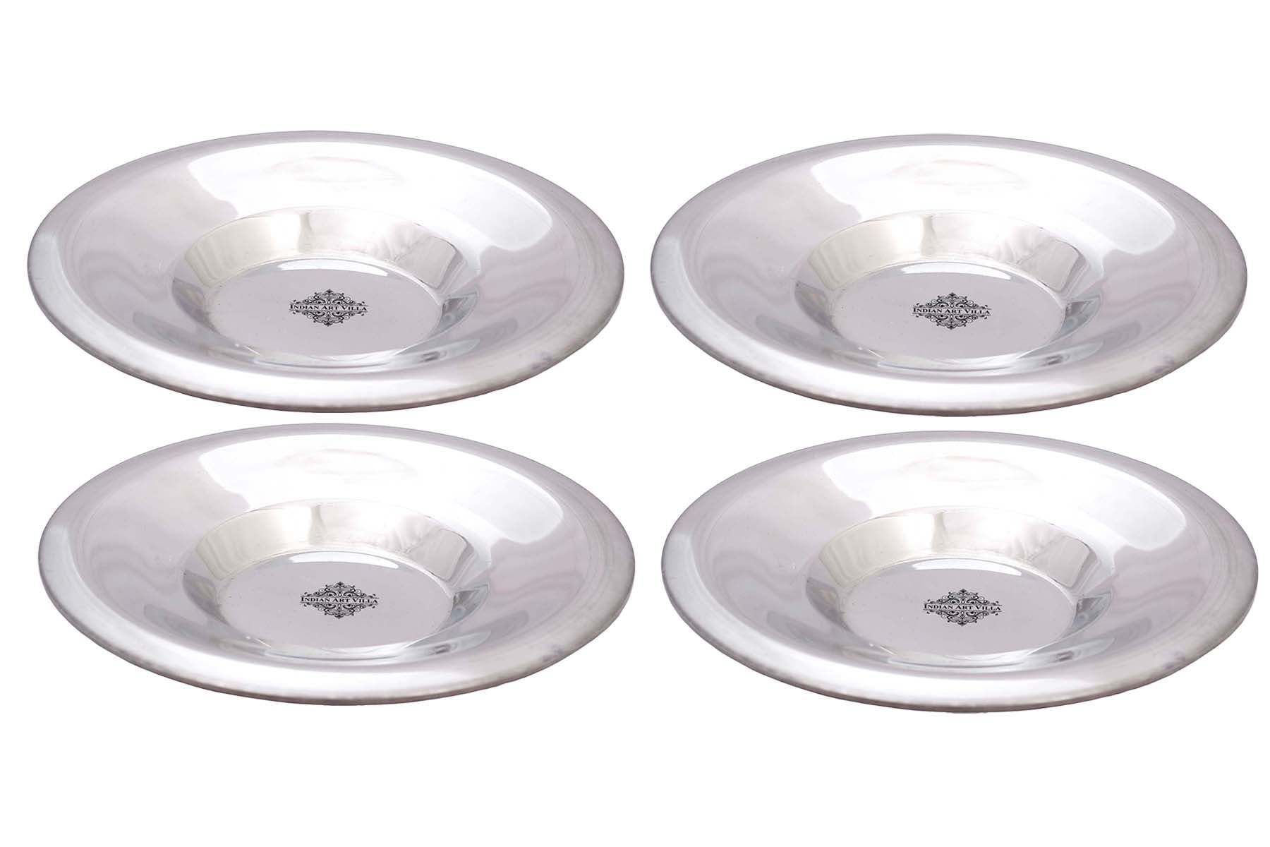 Steel Underliner, Serving Soup, Vegetable Disser Rayta, Diameter 16.76 cm