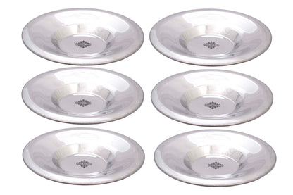 Steel Underliner, Serving Soup, Vegetable Disser Rayta, Diameter 16.76 cm