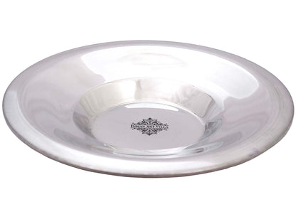 Steel Underliner, Serving Soup, Vegetable Disser Rayta, Diameter 16.76 cm