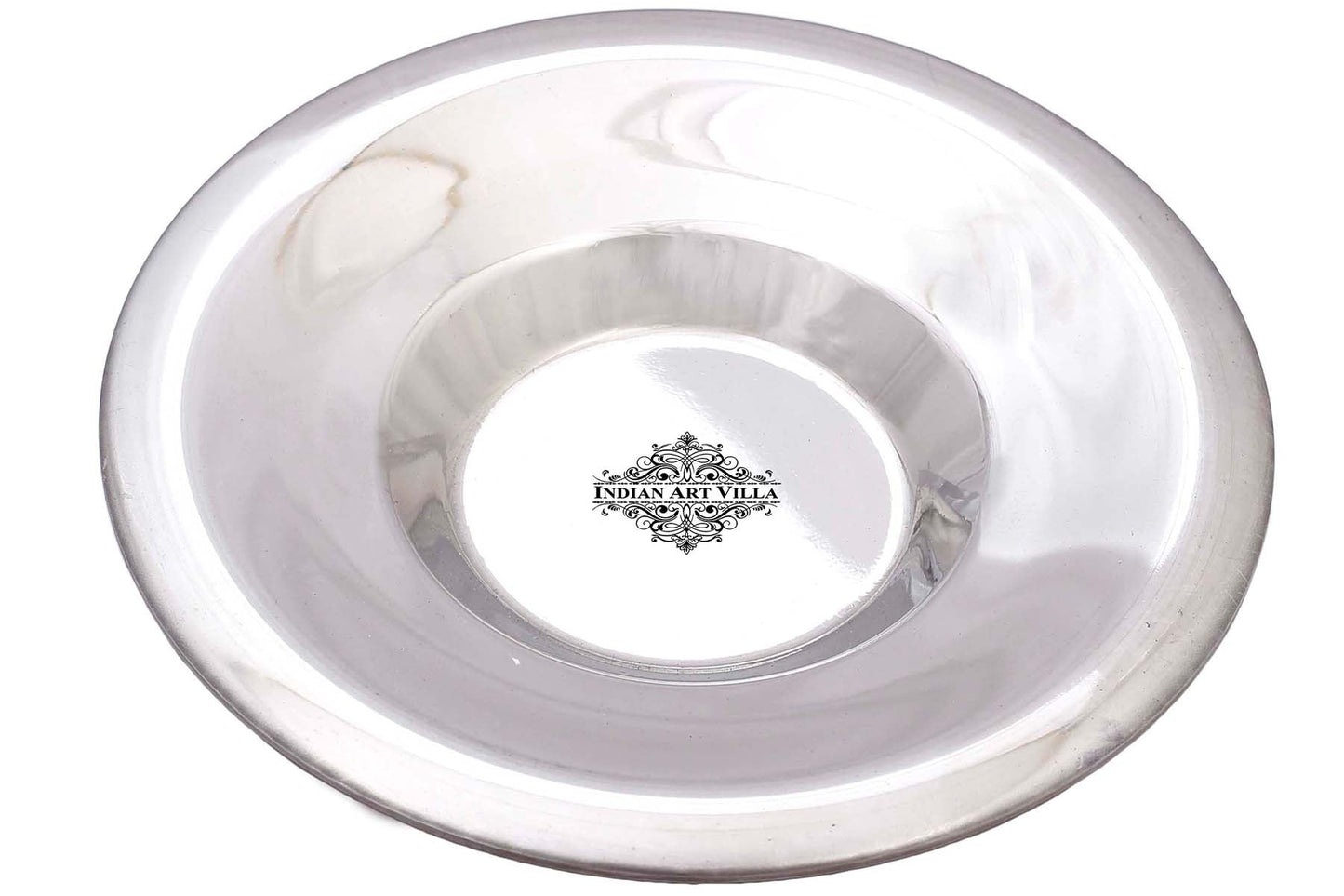 Steel Underliner, Serving Soup, Vegetable Disser Rayta, Diameter 16.76 cm