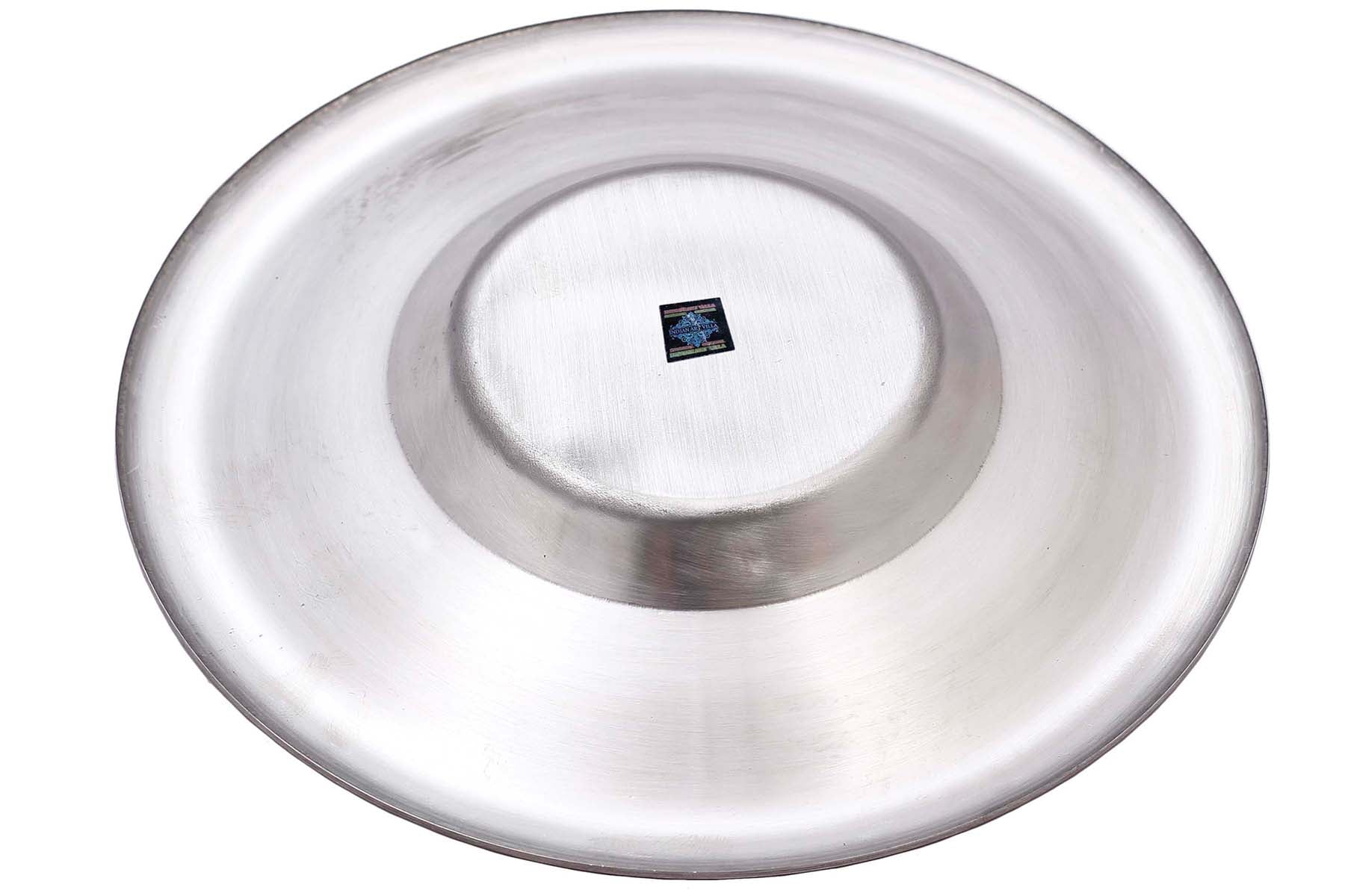 Steel Underliner, Serving Soup, Vegetable Disser Rayta, Diameter 16.76 cm