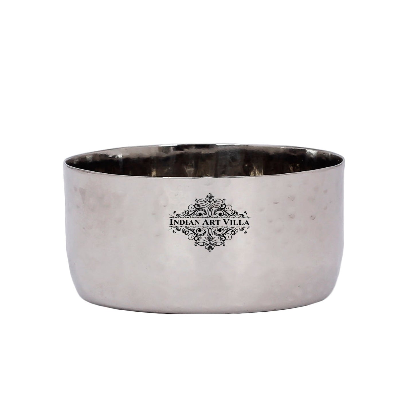 Stainless Steel Hammered Bowl Katori, Serving Dinner Vegetable Dessert Rayta, Volume 120 ML