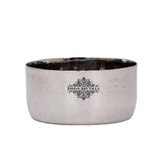 Stainless Steel Hammered Bowl Katori, Serving Dinner Vegetable Dessert Rayta, Volume 120 ML