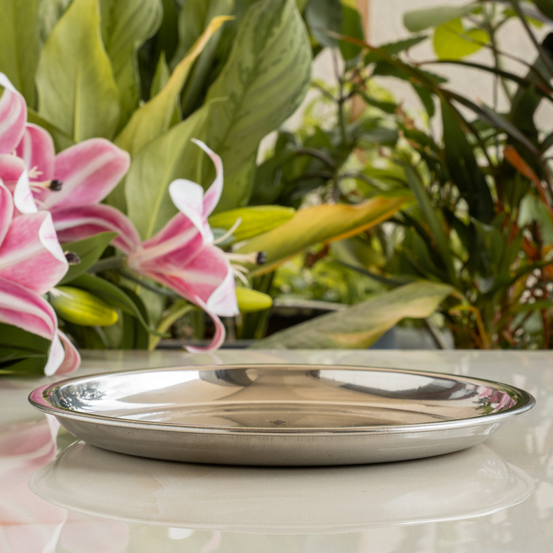 Stainless Steel Hammered Design Plate
