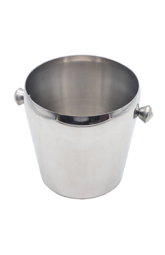 Pure Stainless Steel Ice Bucket in Shine Finish, Volume - 1200 ML