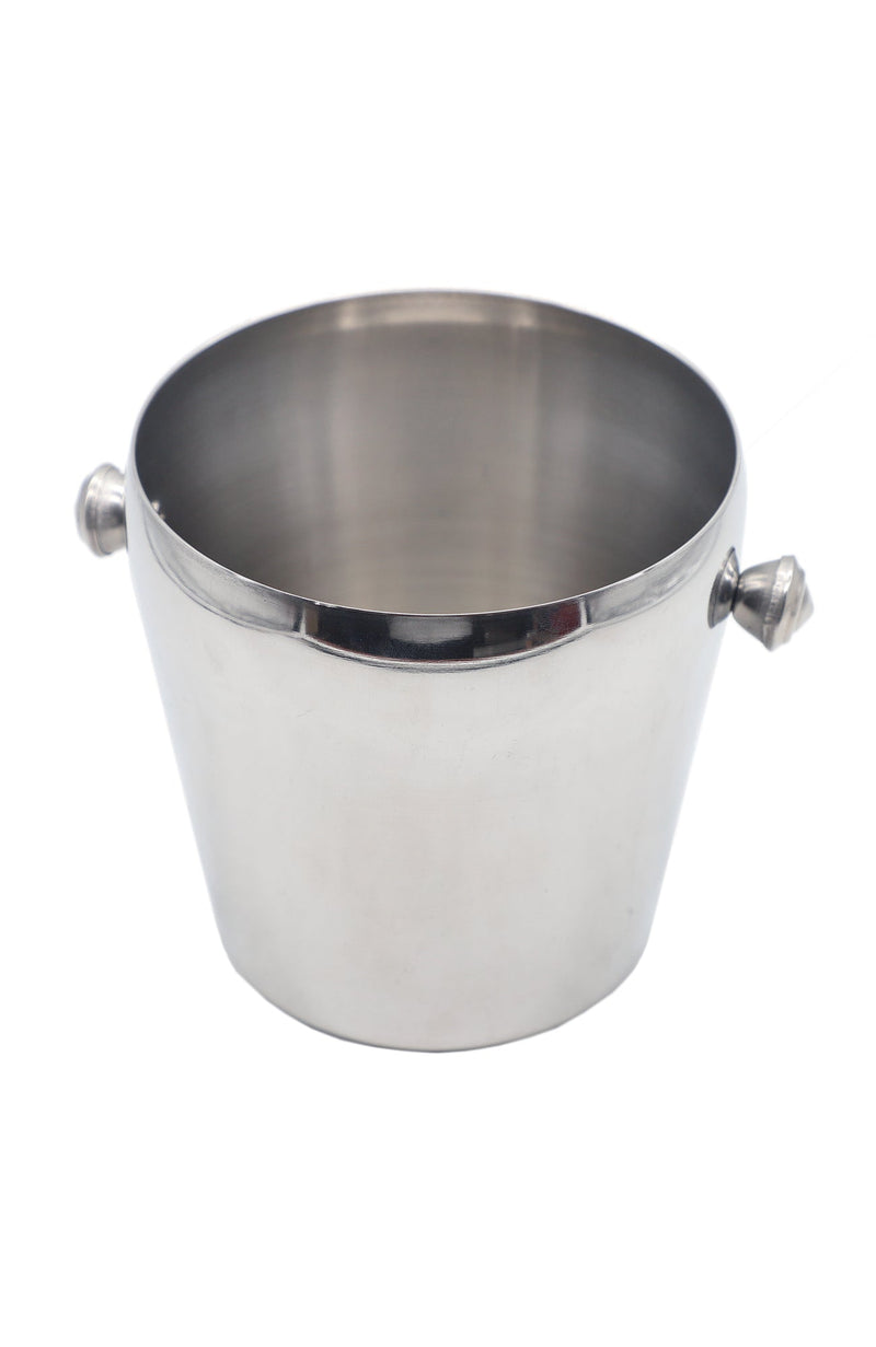Pure Stainless Steel Ice Bucket in Shine Finish, Volume - 1200 ML
