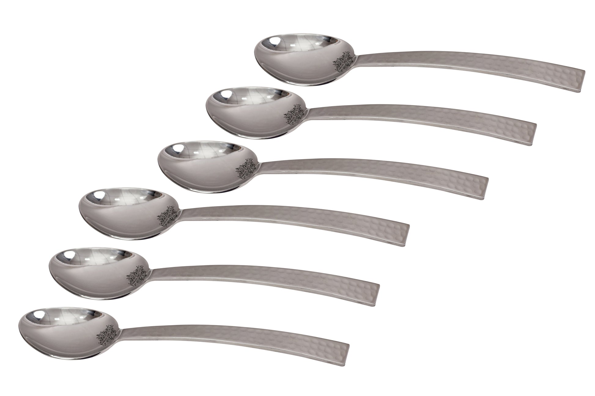 Pure Stainless Steel New Curve Hammer baby Spoon Cutlery Set