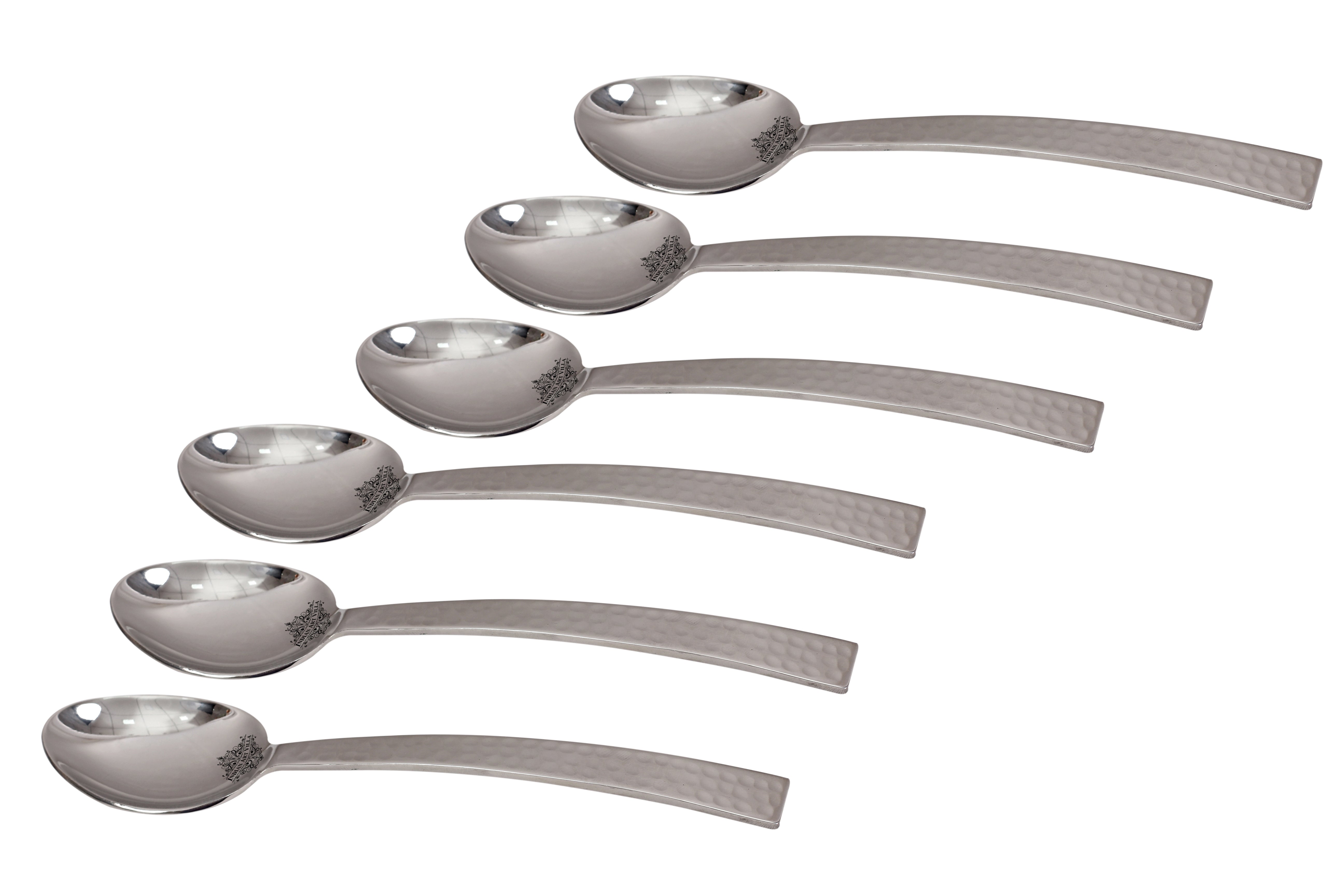 Pure Stainless Steel New Curve Hammer baby Spoon Cutlery Set