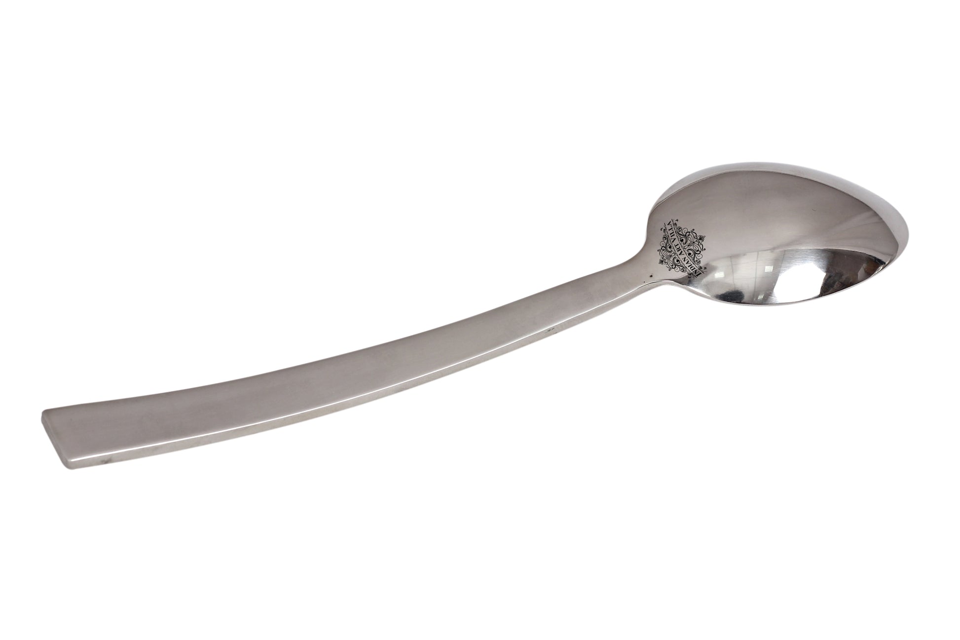 Stainless Steel New Curve Hammer Dessert Spoon Cutlery Set -7.5''Inch
