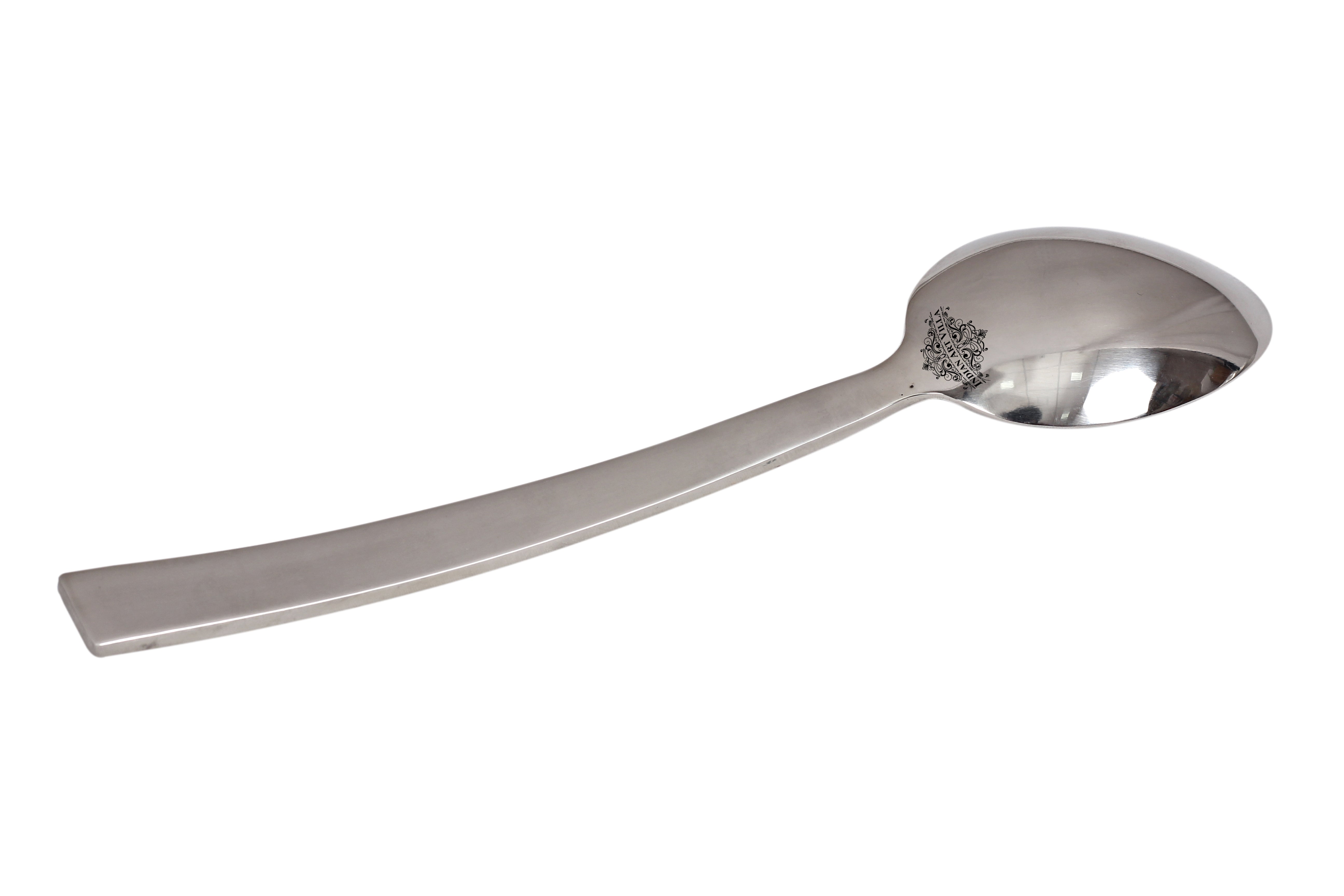 Stainless Steel New Curve Hammer Dessert Spoon Cutlery Set -7.5''Inch