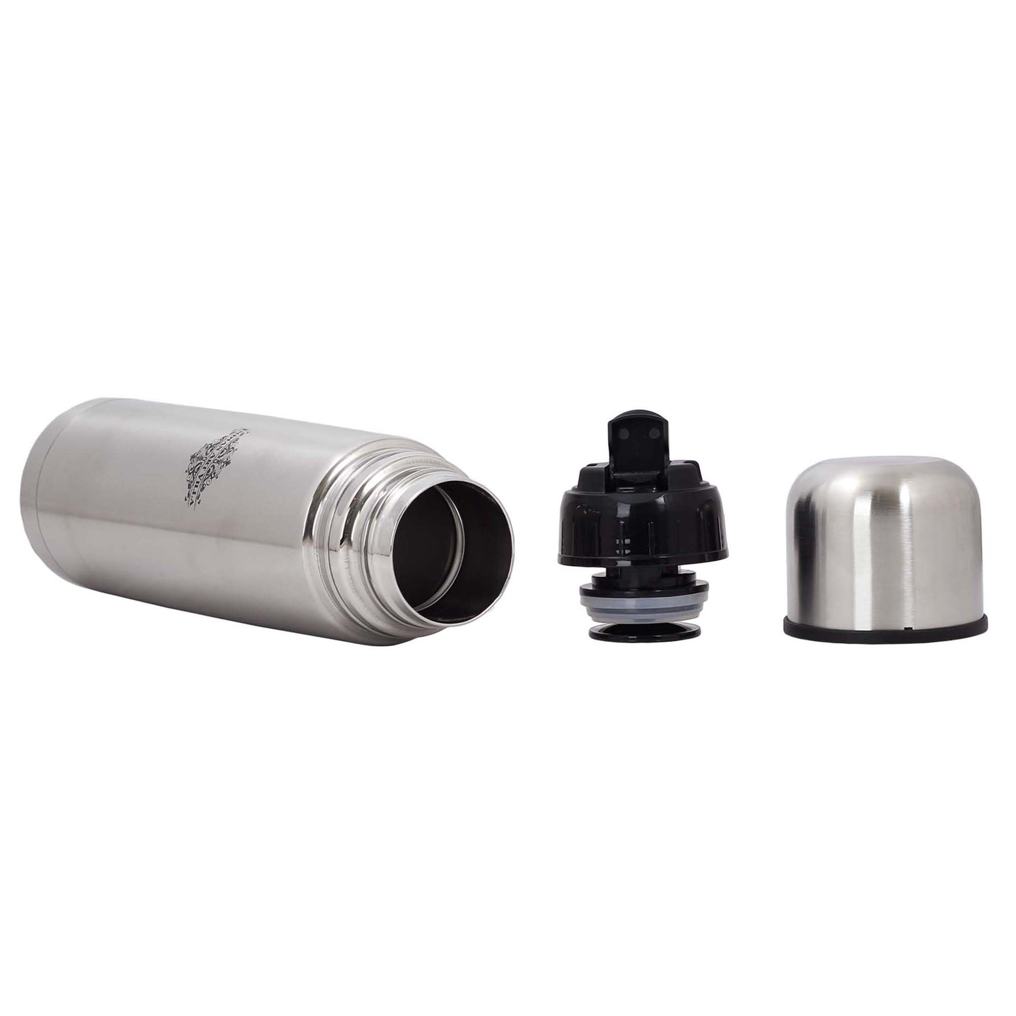 Pure Stainless Steel Insulated Vaccum Bottle With Flip Lid
