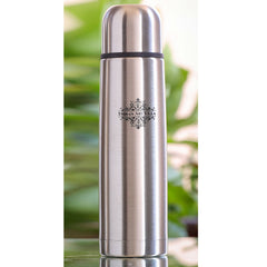 Pure Stainless Steel Insulated Vaccum Bottle With Flip Lid