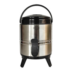 Vaccum Insulated Steel Water Dispenser, Inside Copper Thermosteel Camper, Hot and Cold, with Easy to Hold Handle,  Volume-3000 ML