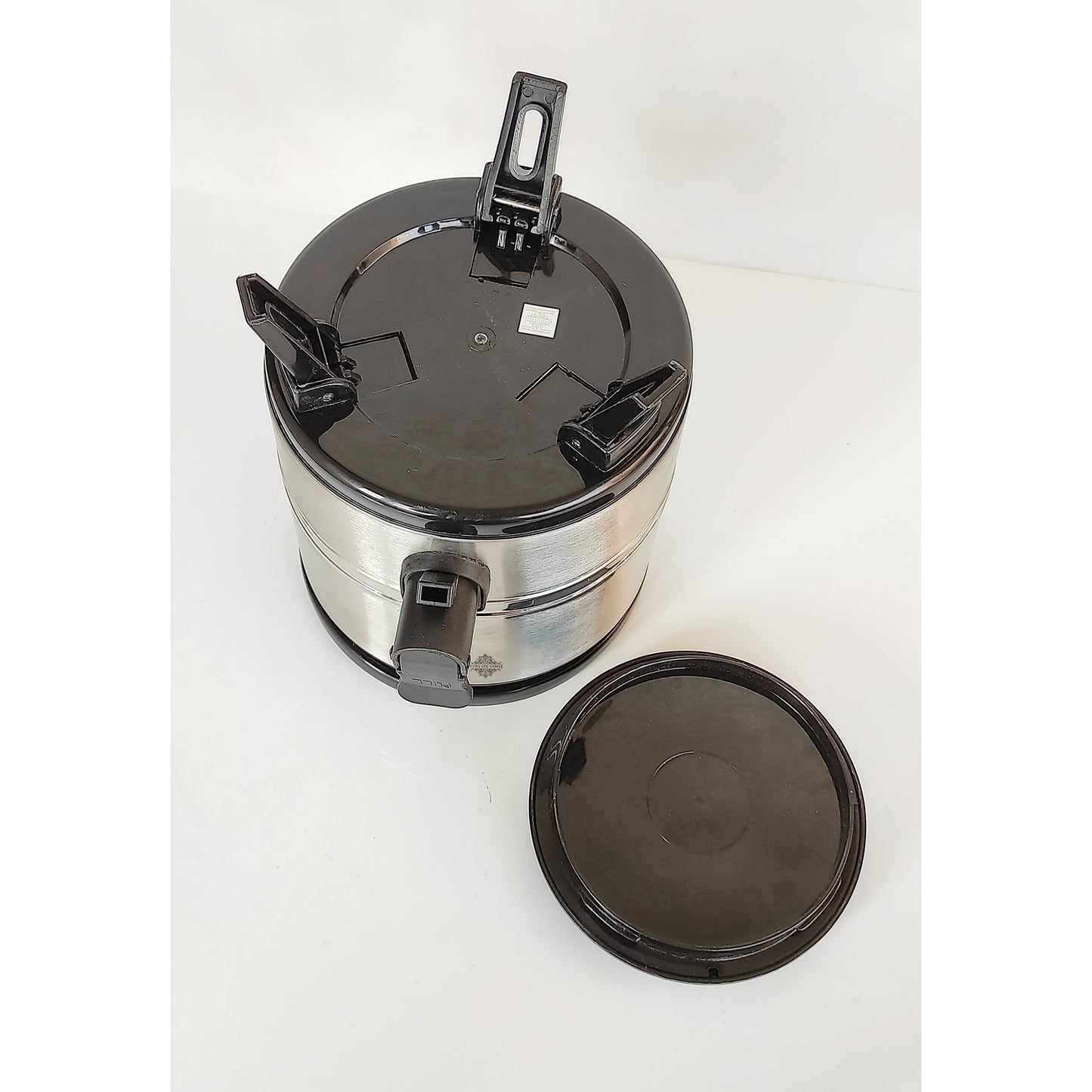 Vaccum Insulated Steel Water Dispenser, Inside Copper Thermosteel Camper, Hot and Cold, with Easy to Hold Handle,  Volume-3000 ML