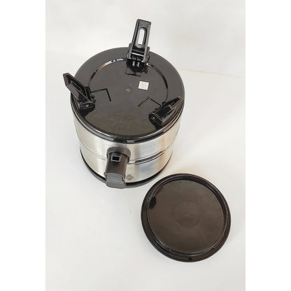 Vaccum Insulated Steel Water Dispenser, Inside Copper Thermosteel Camper, Hot and Cold, with Easy to Hold Handle,  Volume-3000 ML