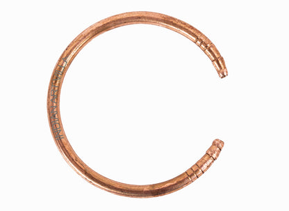 Copper Round Open Mouth Kada