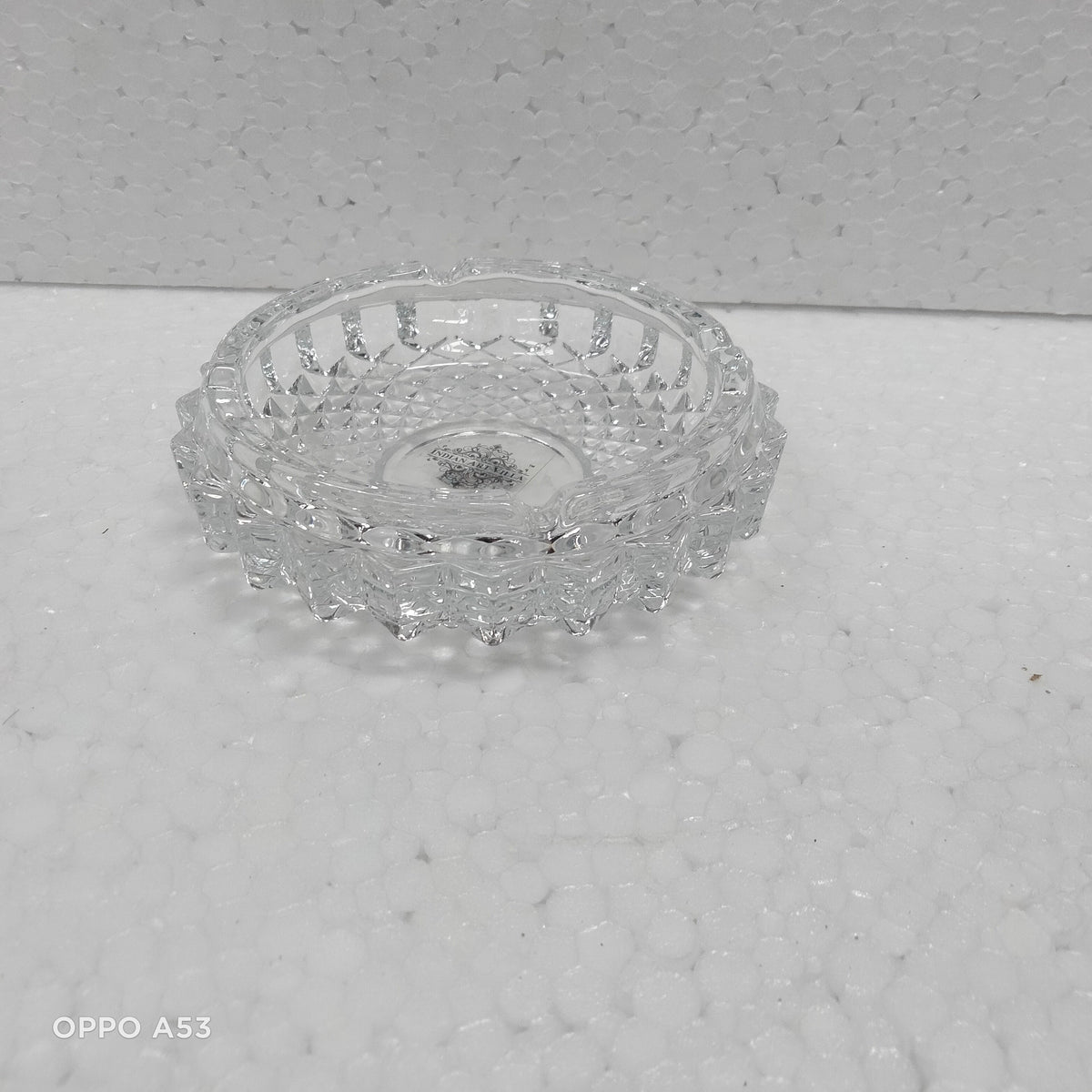 Crystal Round Diamond Bowl for Tortoise