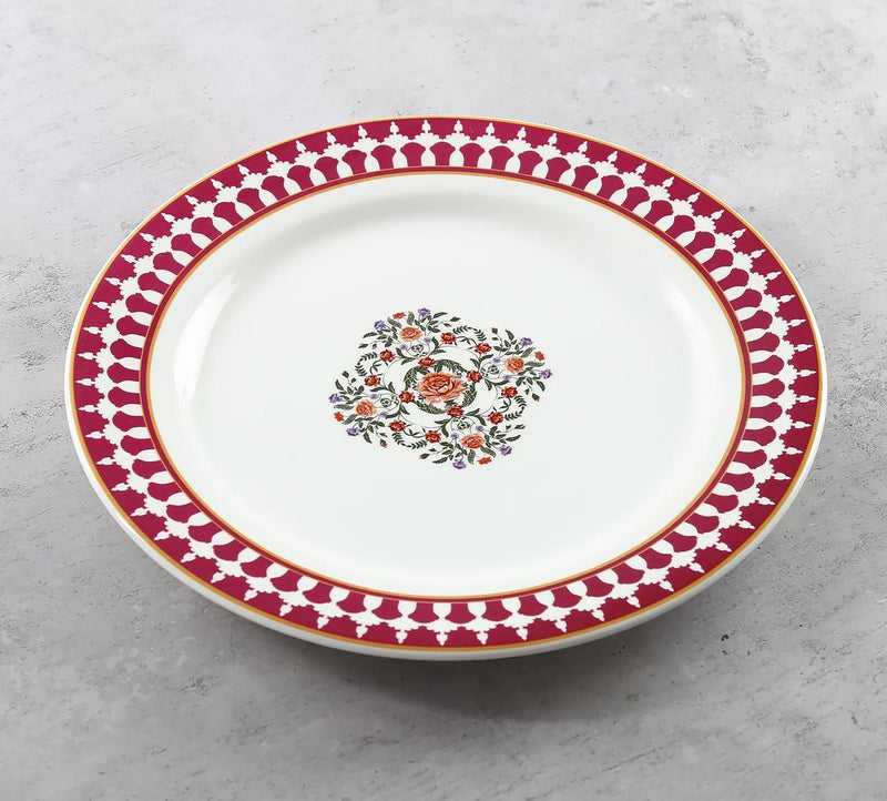 India Circus Floral Fountain Dinner Plate 10.5" 1 Pieces
