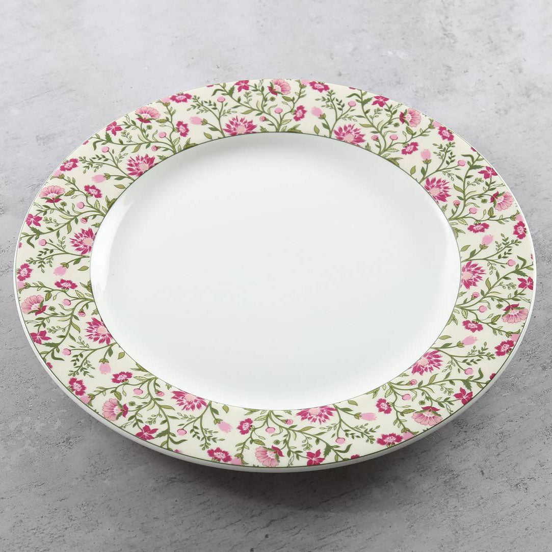India Circus Rose Mallow Moscheutos Dinner Plate 10.5" 1 Pieces