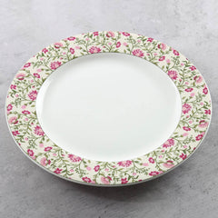India Circus Rose Mallow Moscheutos Dinner Plate 10.5" 1 Pieces