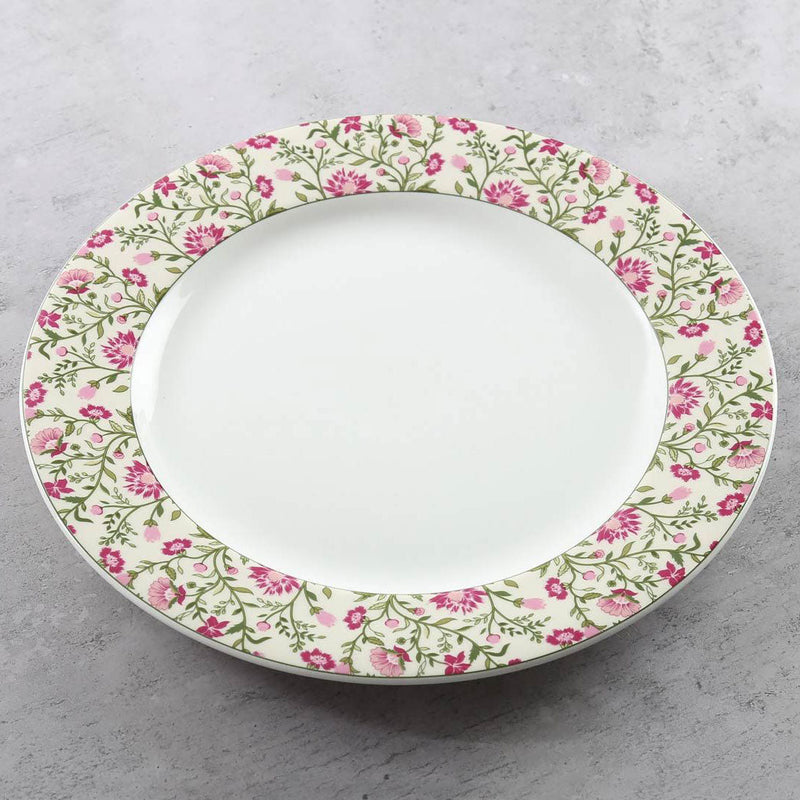 India Circus Rose Mallow Moscheutos Dinner Plate 10.5" 1 Pieces