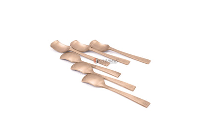 Kansa 6 Piece Dessert & Ice Cream Spoon Set