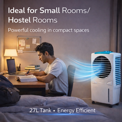 Ice Cube 27 Personal Room Air Cooler with Powerful Fan