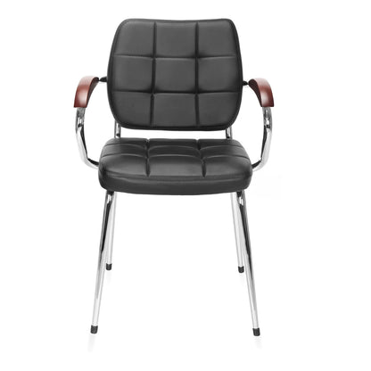 Nilkamal Chopper Visitor Chair (Black)