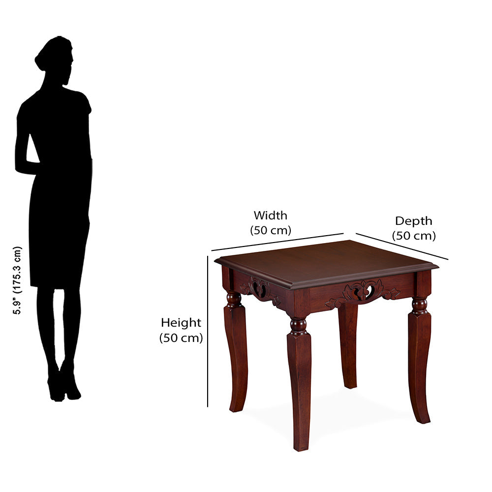 Nilkamal Fabian End Table (Mahagony)