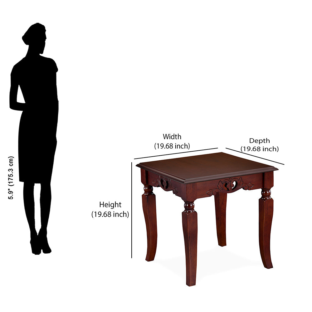 Nilkamal Fabian End Table (Mahagony)