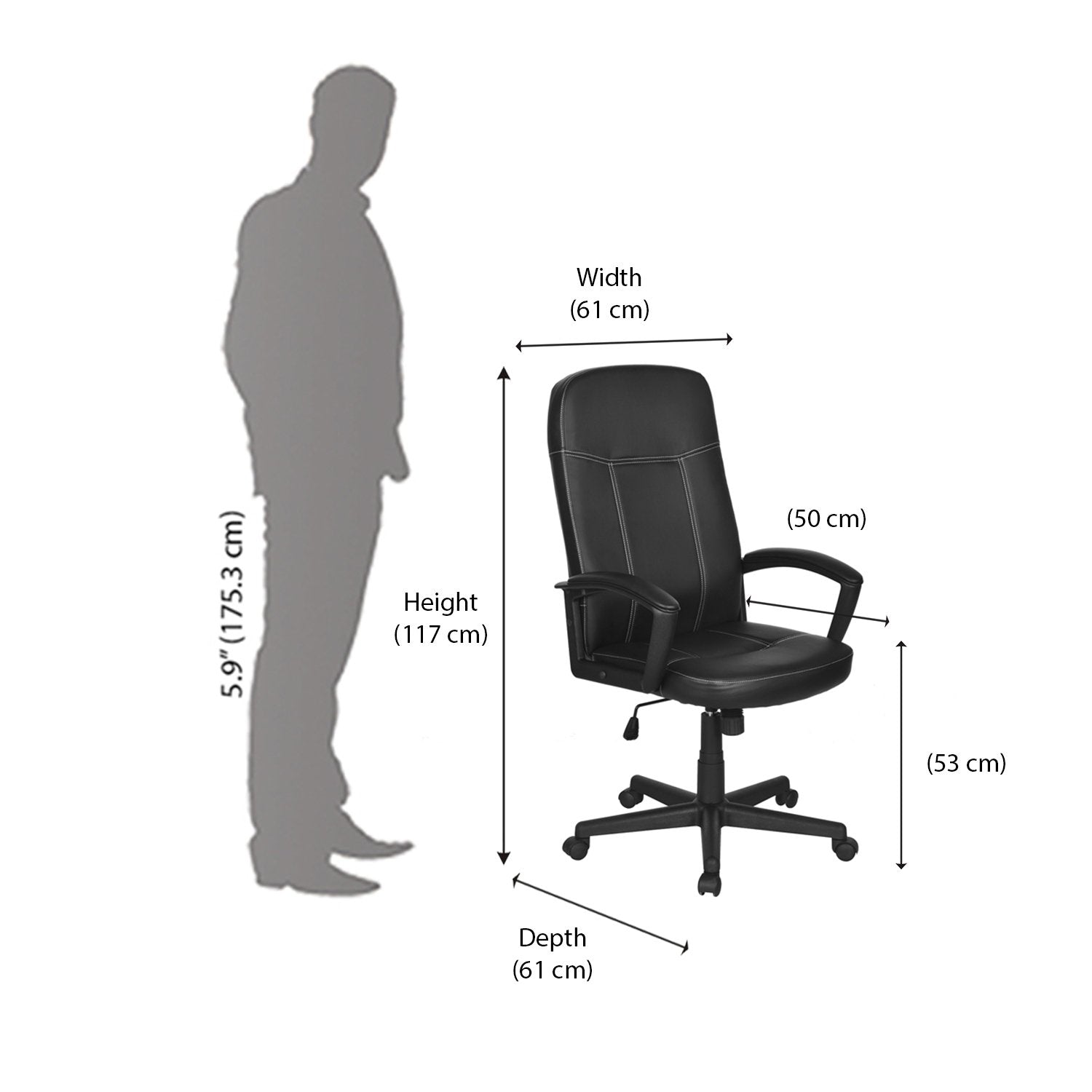 Nilkamal Mayor High Back Office Chair
