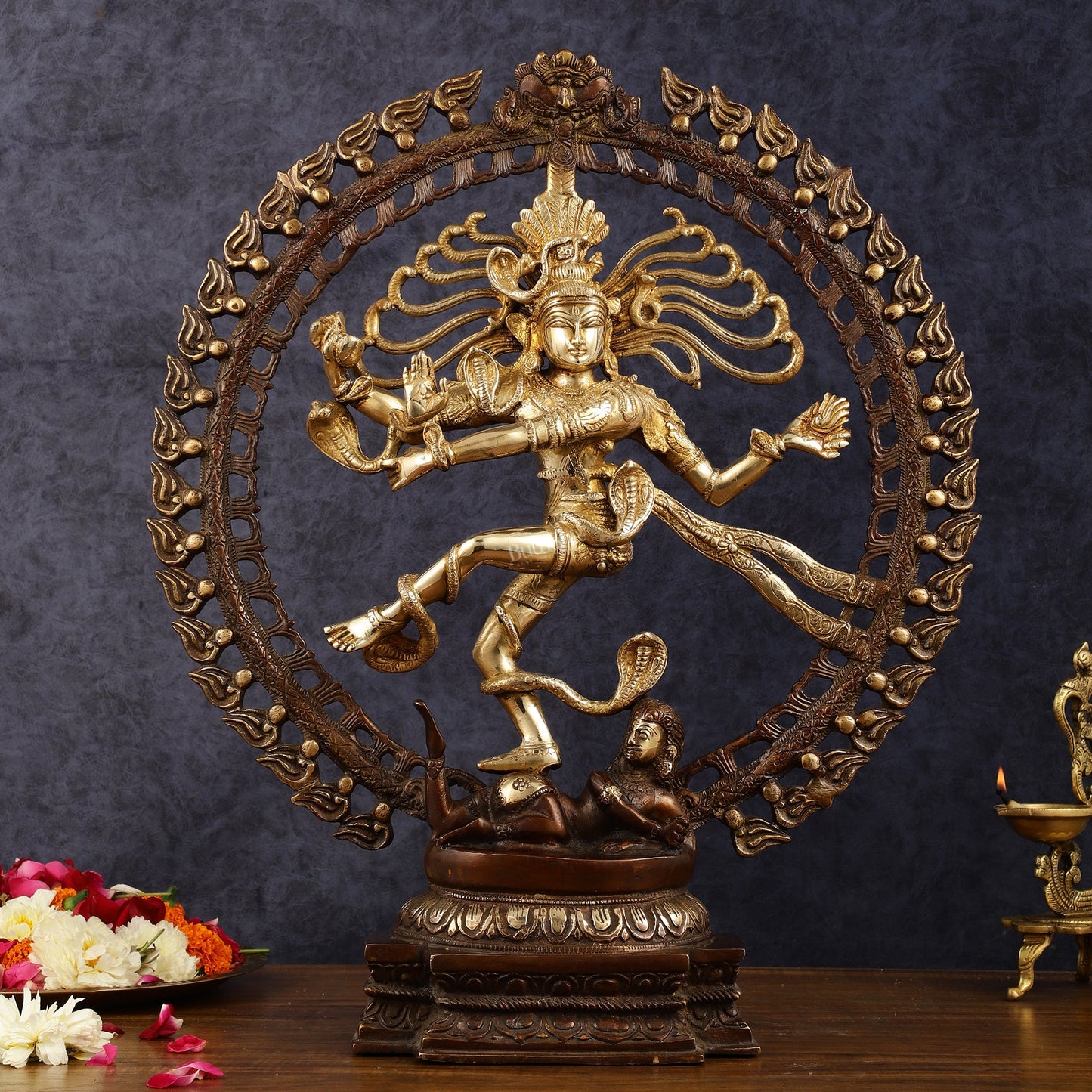 Brass Nataraja Statue - 20.5" Height