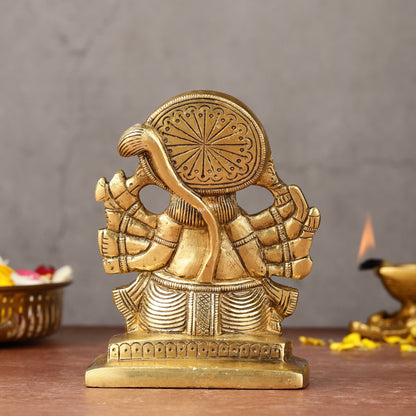 Brass Panchmukhi Hanuman Idol | 5"