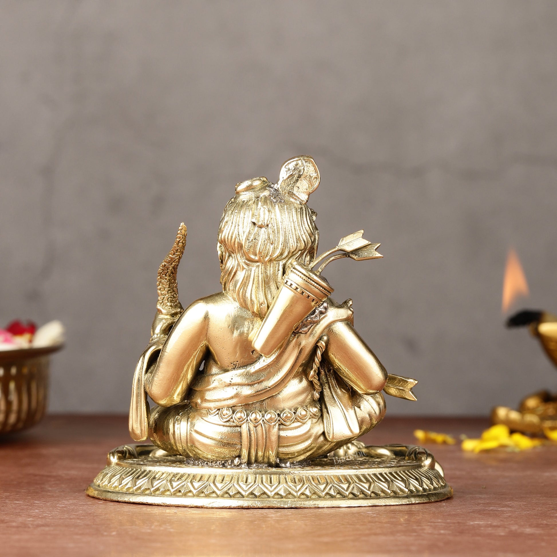 Brass Superfine Ram Lalla Idol | 4"