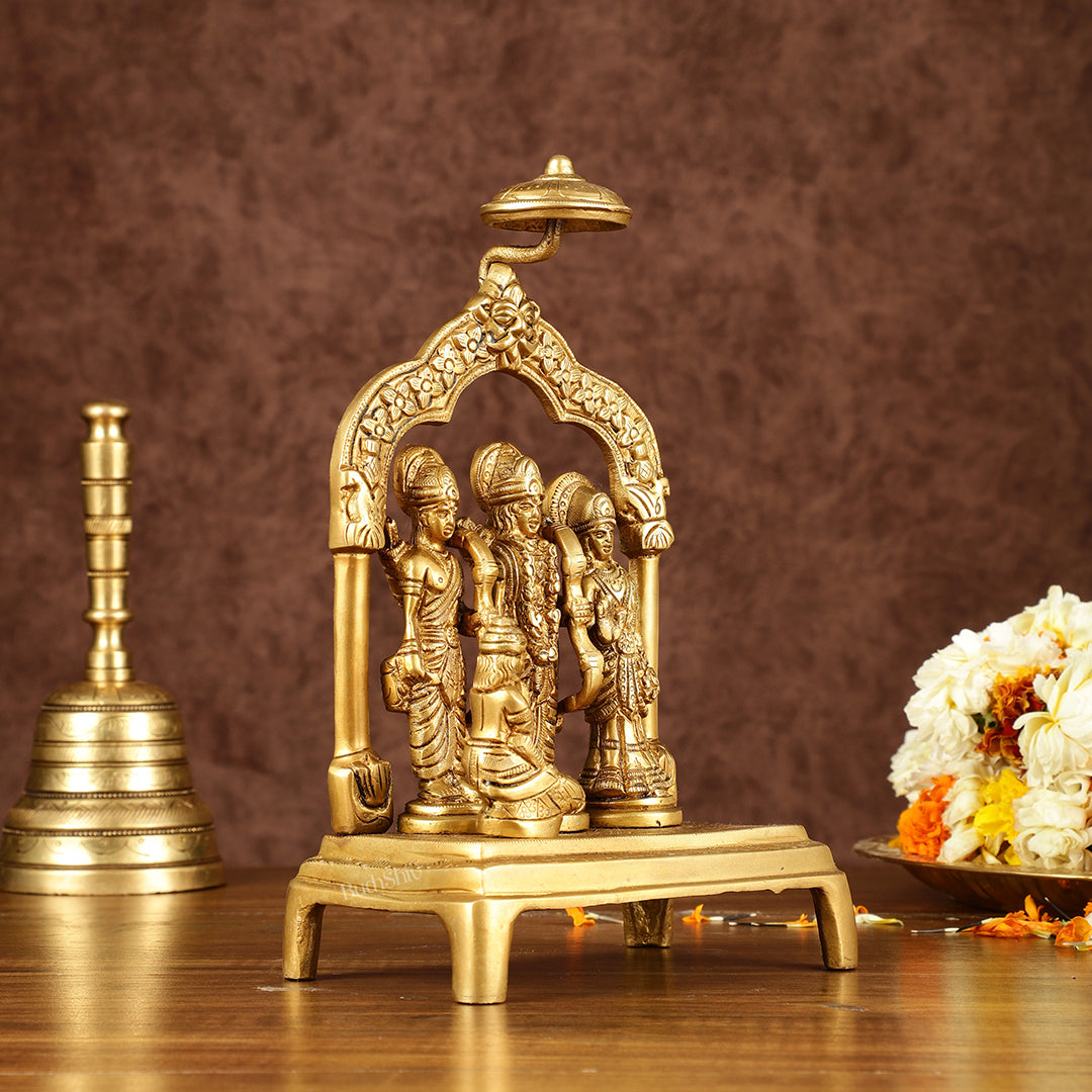 Brass Ram Darbar Idol | Height: 9.5 inch