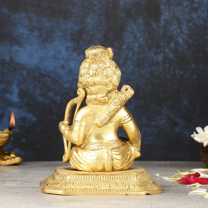 Brass superfine Ram Lalla idol 6 inch